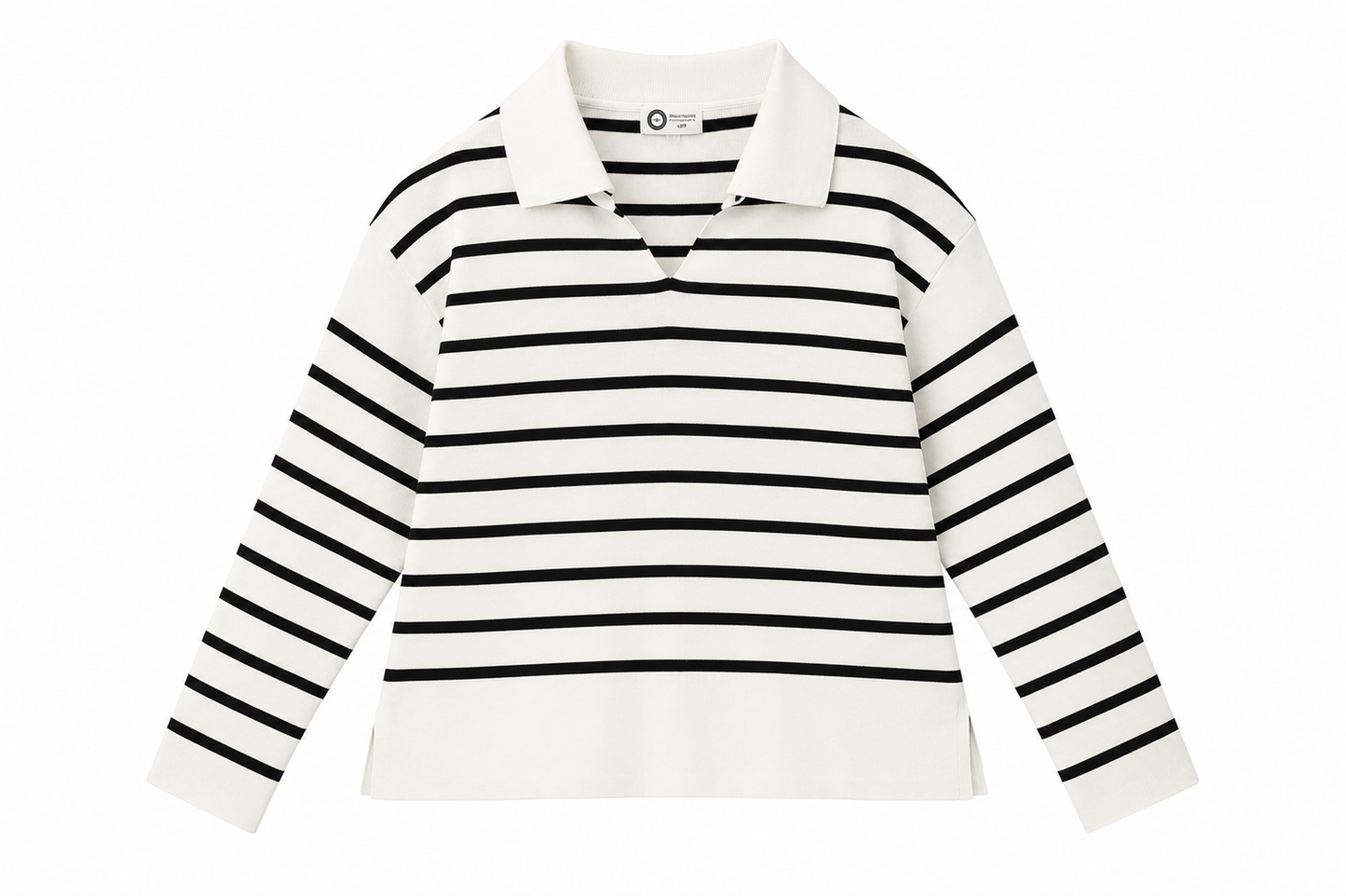 Striped Pullover Polo