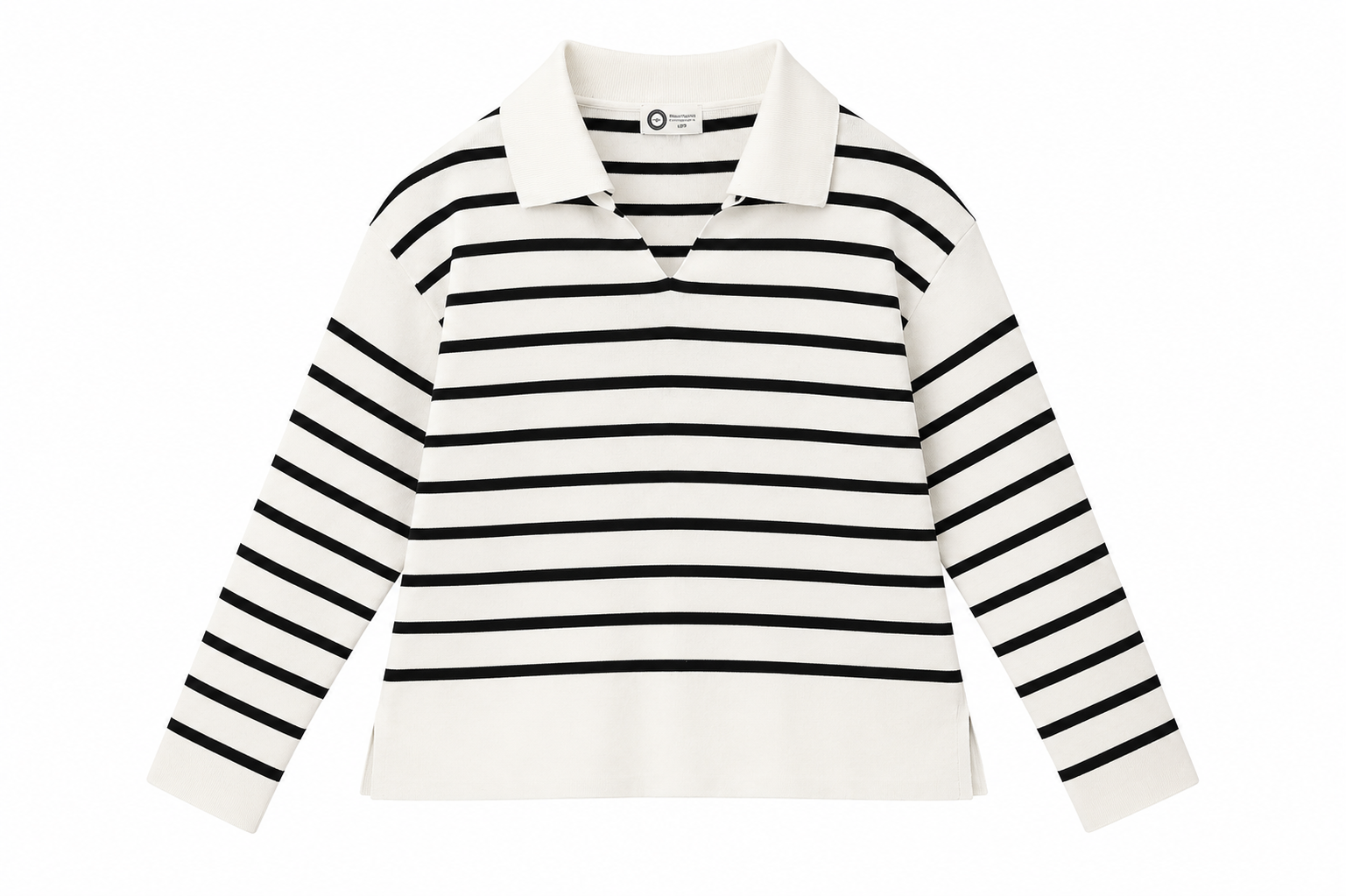 Striped Pullover Polo