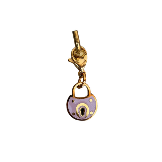 Pink Lock Charm