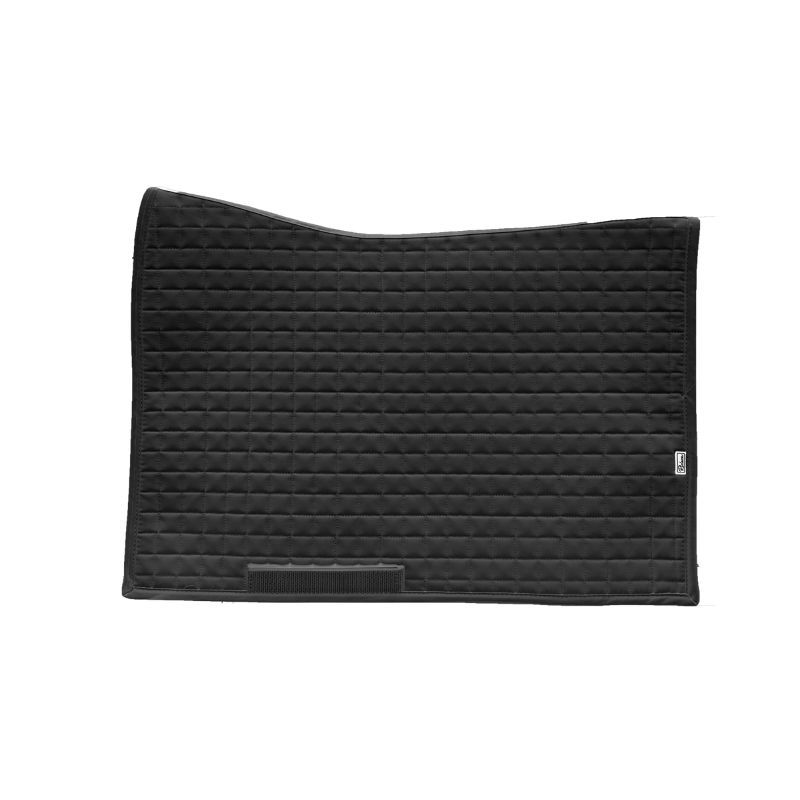 The Ergonomic Square Cut Saddle Pad - Black