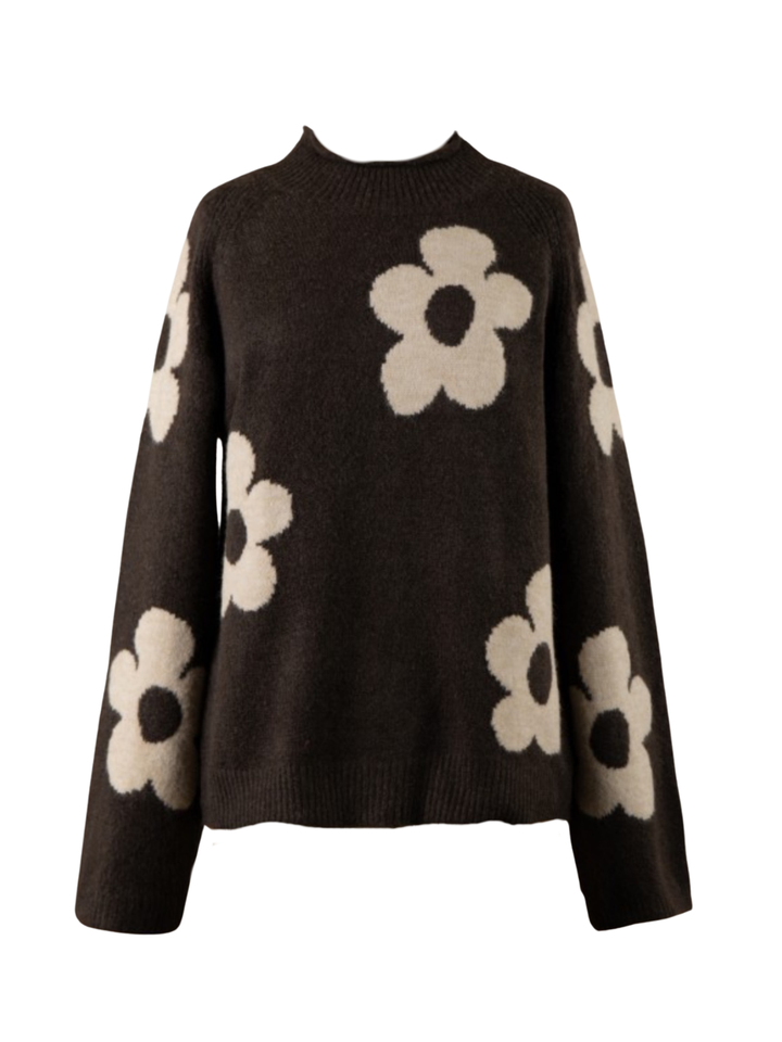 In Bloom High Neck Sweater