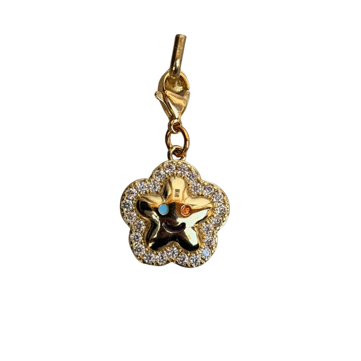 Smiley Star Charm