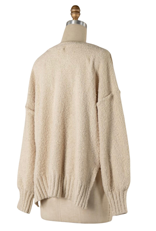 B&B Sierra Sweater: Cream