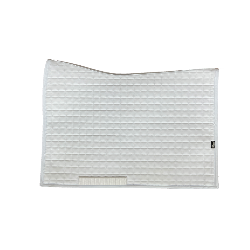 The Ergonomic Square Cut Saddle Pad - White