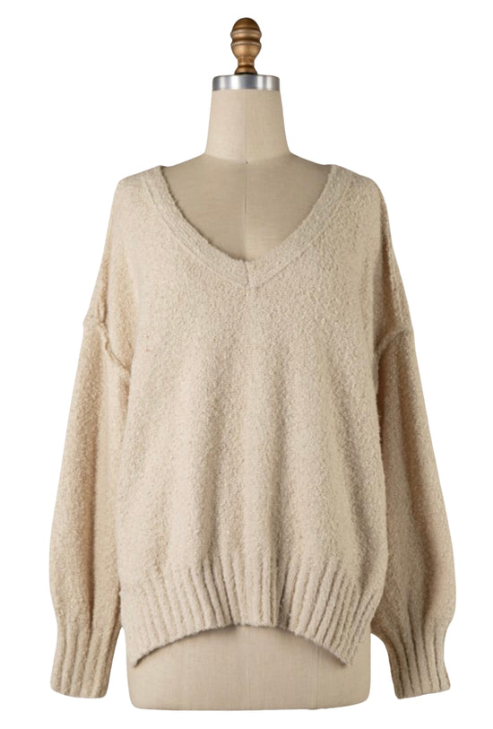 B&B Sierra Sweater: Cream