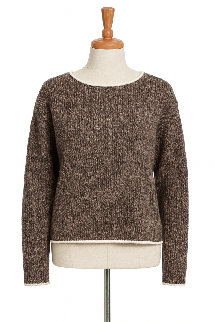 B&B Sahara Sweater: Taupe