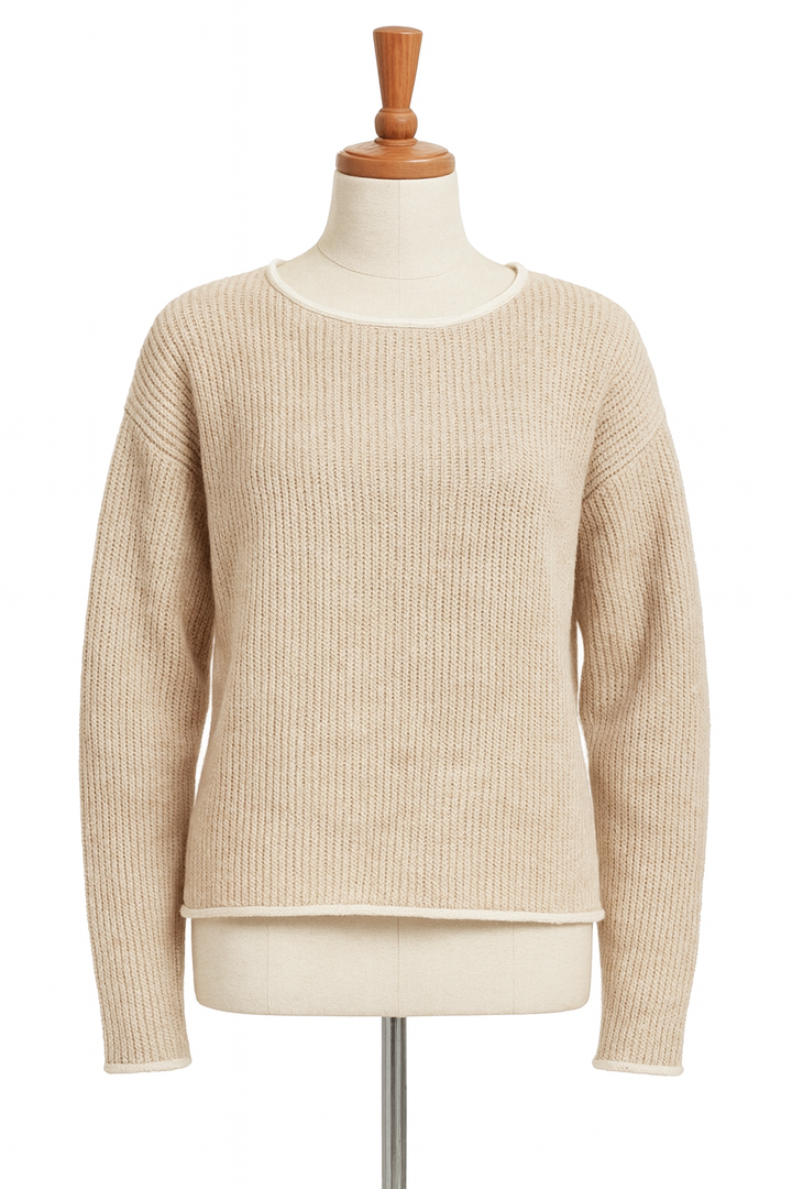 B&B Sahara Sweater: Cream