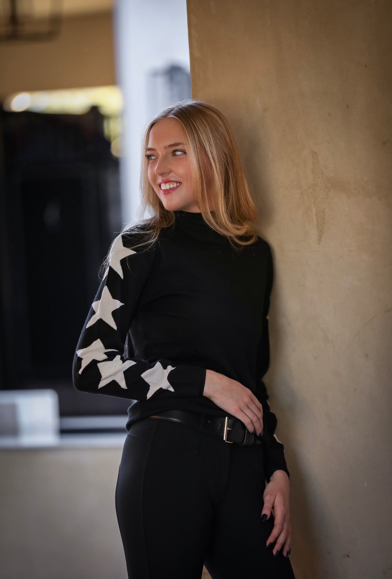 Lucky Stars Soft-Knit Sweater