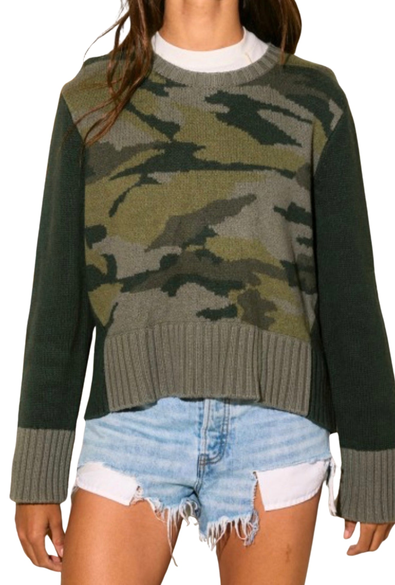B&B Camo Sweater