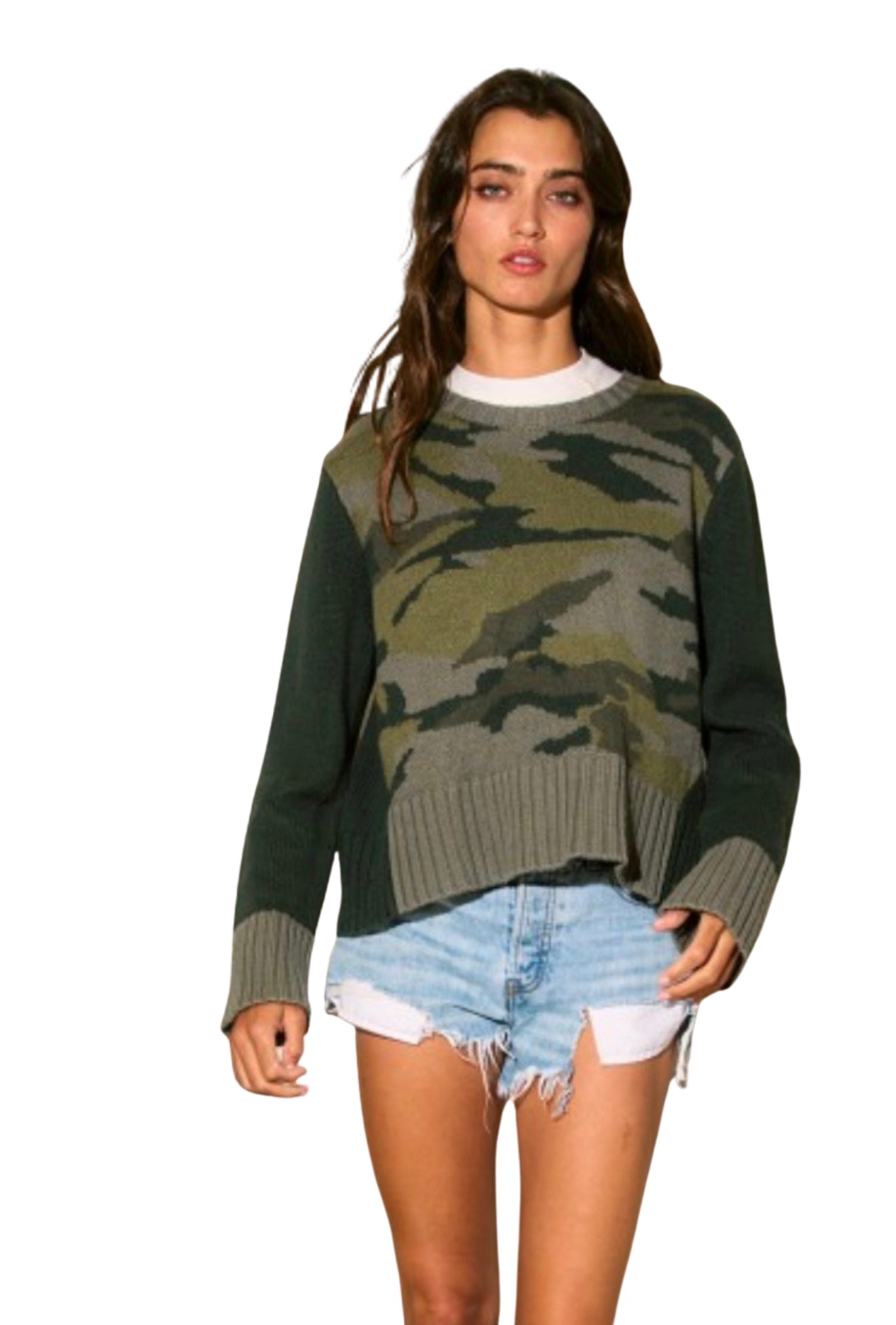 B&B Camo Sweater