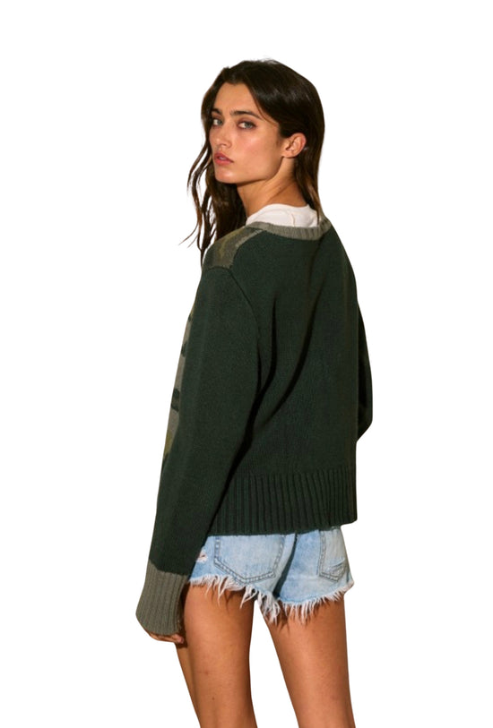 B&B Camo Sweater