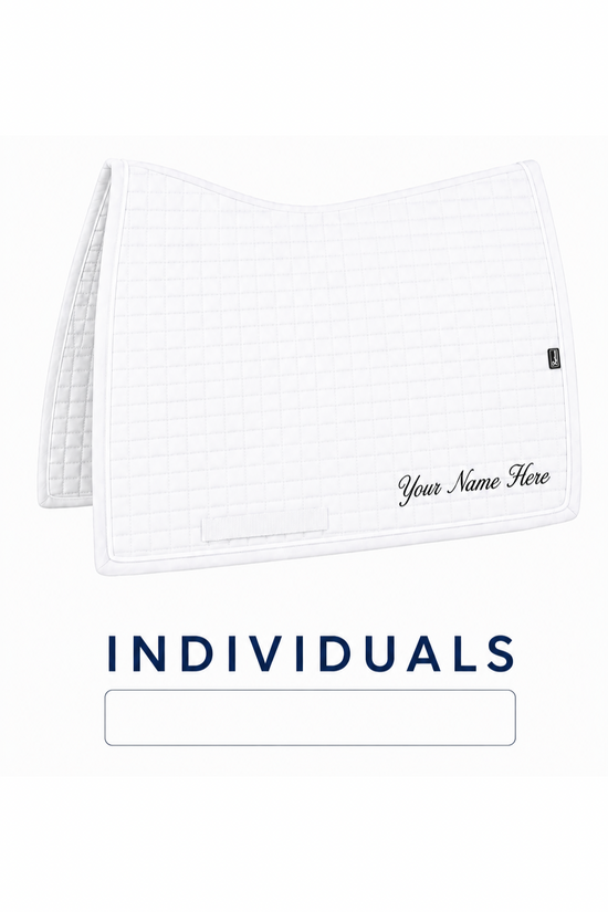 The Ergonomic Square Cut Saddle Pad (White)