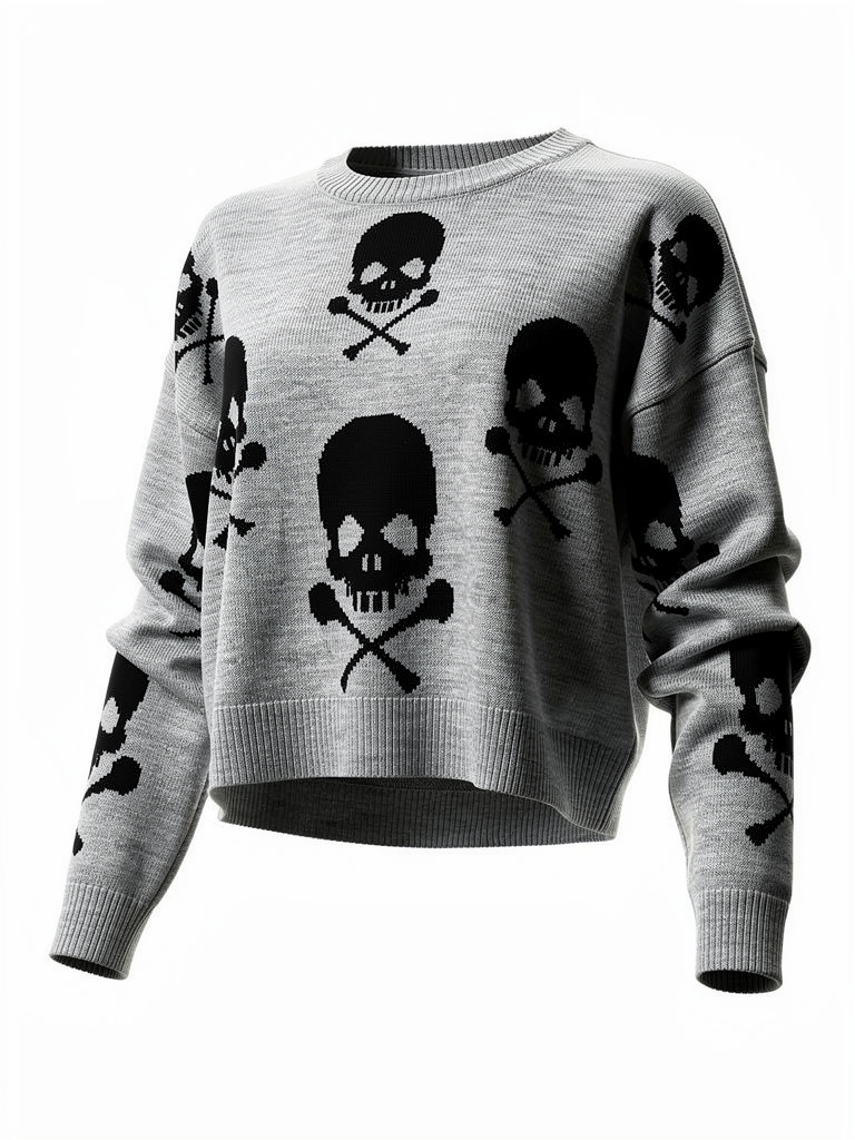 Skull & Crossbones Sweater - Clearance