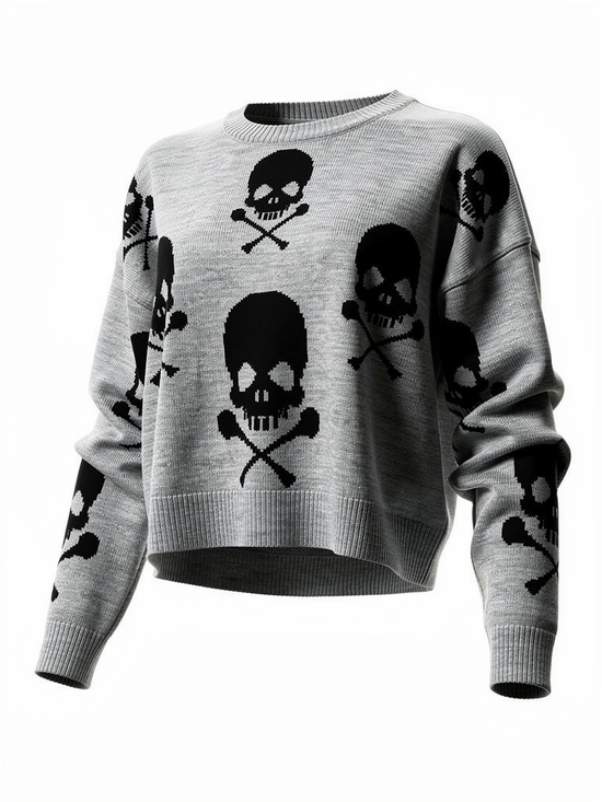 Skull & Crossbones Sweater - Clearance